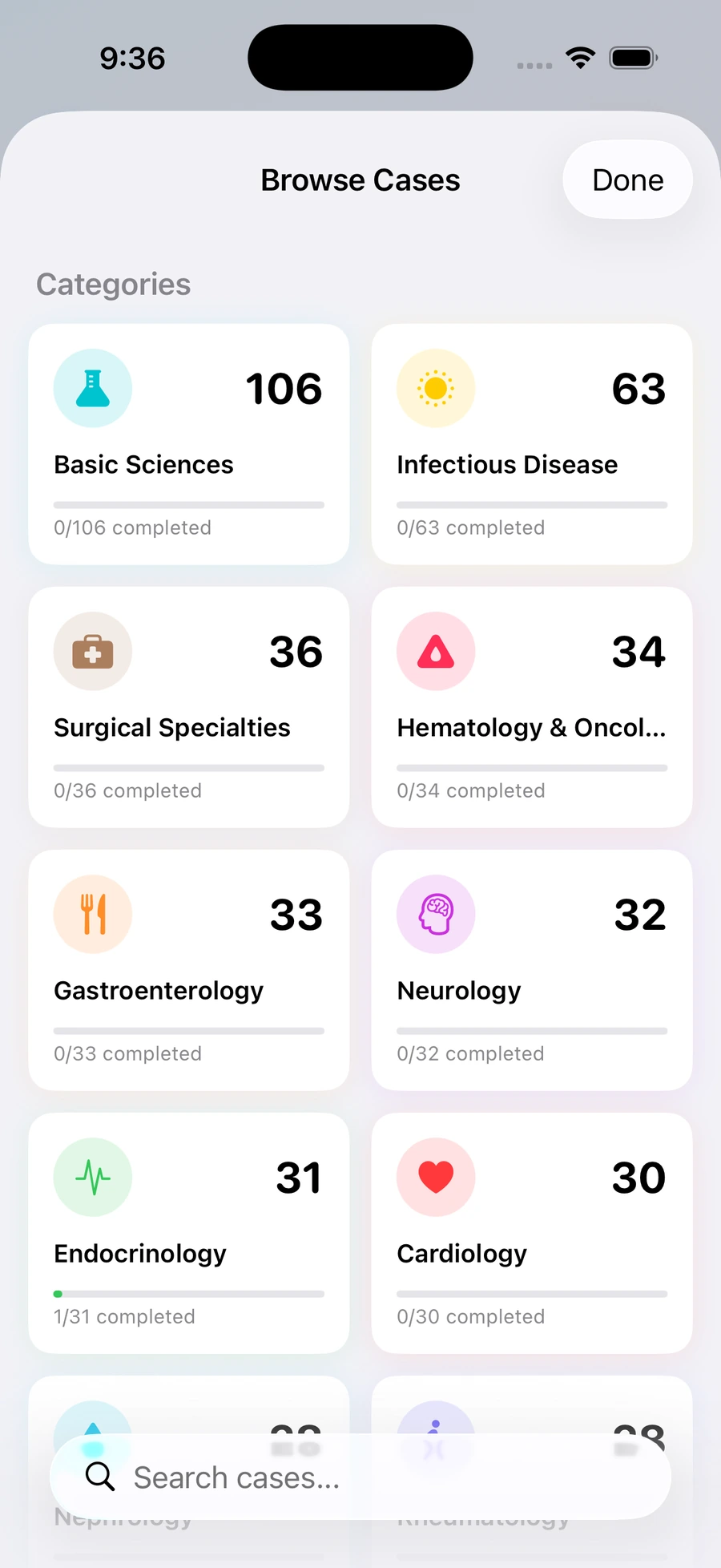Browse Cases